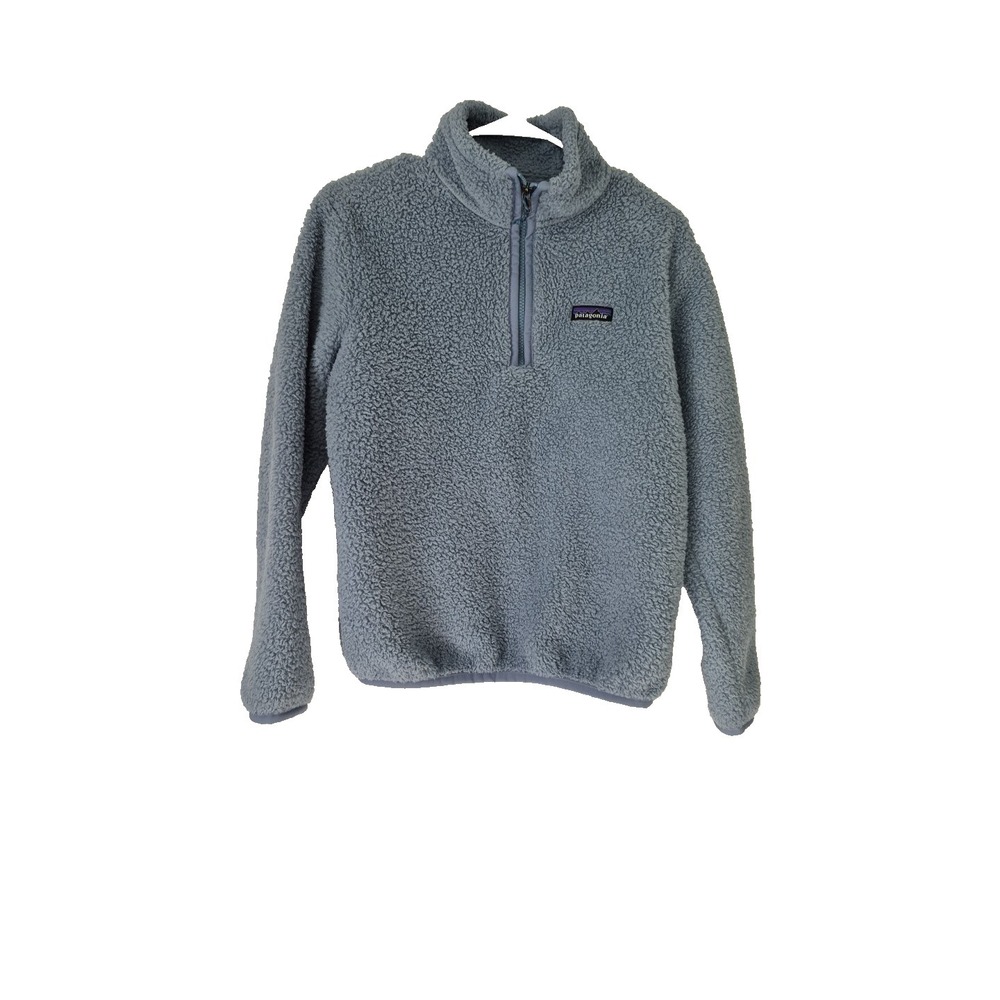 Patagonia 1/4 Zip Womens Small Blue Los Gatos Fleece Long Sleeve Pullover